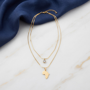 18K Gold Plated Necklace Luxury Pendant Necklace for Women