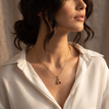 18K Gold Plated Necklace Luxury Pendant Necklace for Women