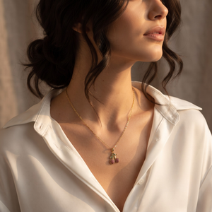 18K Gold Plated Necklace Luxury Pendant Necklace for Women