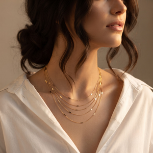 18K Gold Plated Necklace Luxury Pendant Necklace for Women