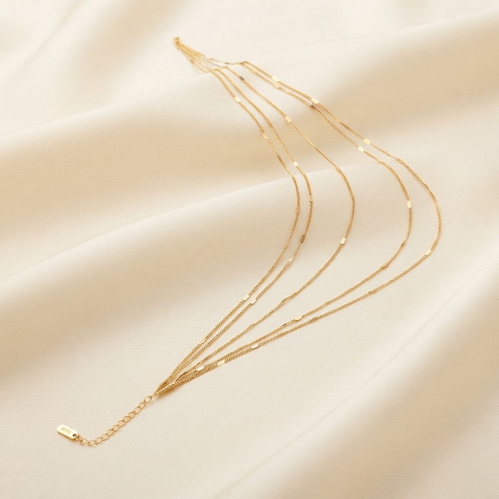 18K Gold Plated Necklace Luxury Pendant Necklace for Women