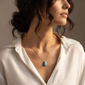 18K Gold Plated Necklace Luxury Pendant Necklace for Women