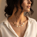 Sunburst Coin Necklace