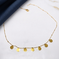Sunburst Coin Necklace