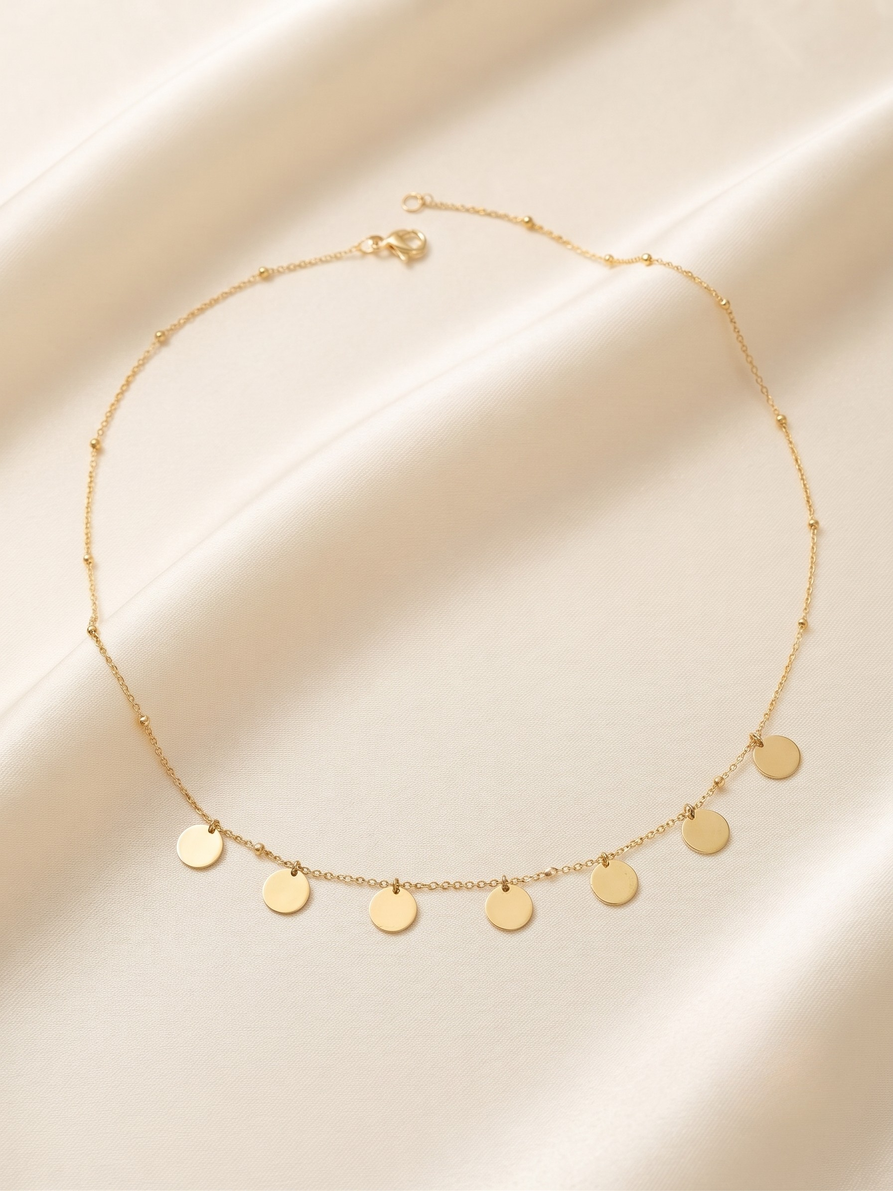 Sunburst Coin Necklace