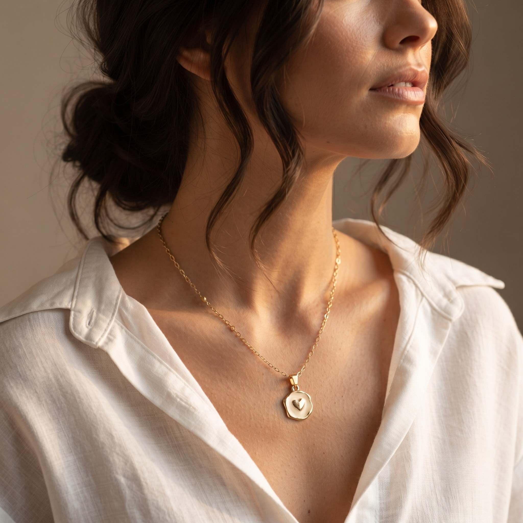 Lustrous Heart Pendant