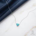 Opal Heart Necklace