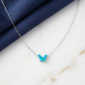 Opal Butterfly Necklace