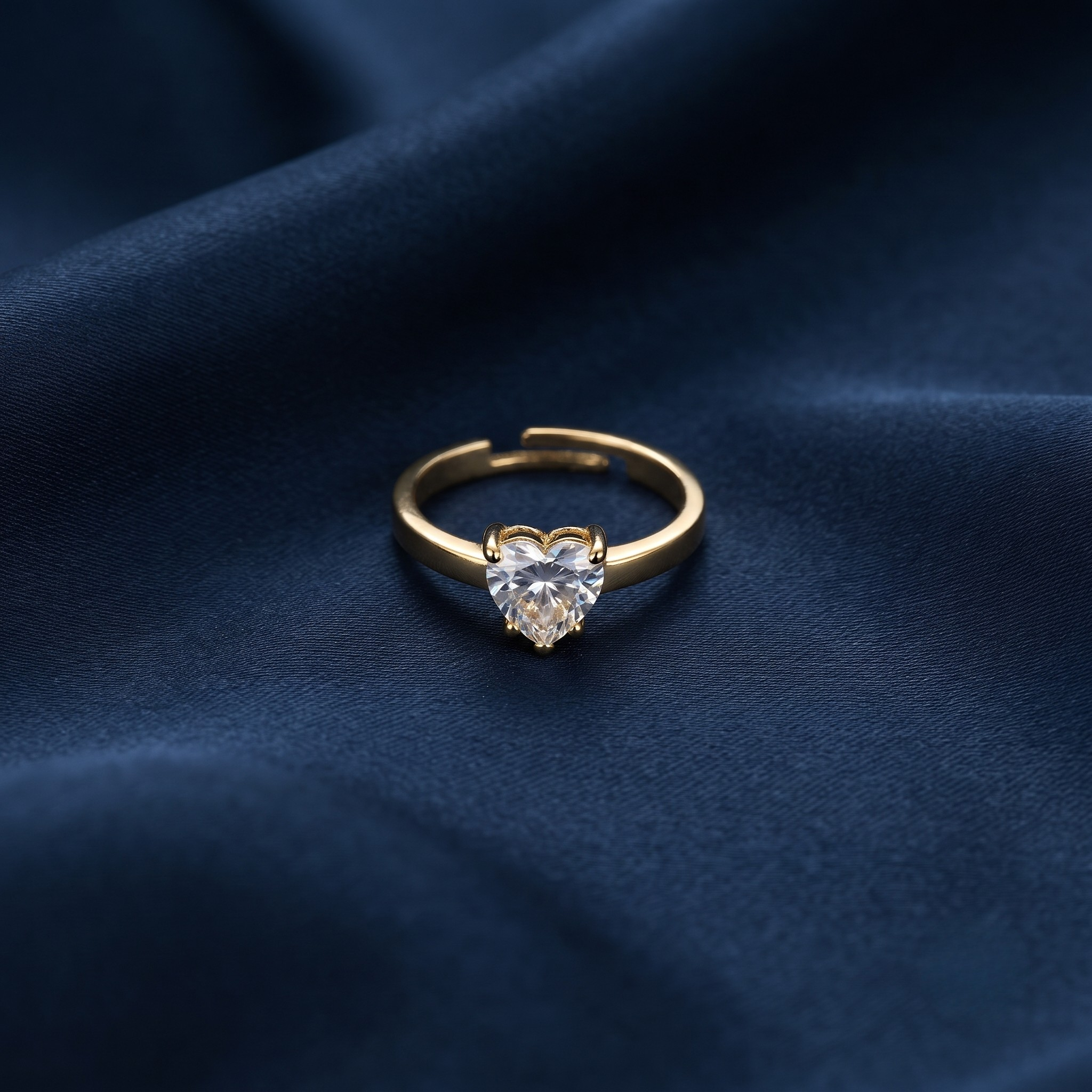 18K Gold Plated Ring Elegant Luxury Ring for Women