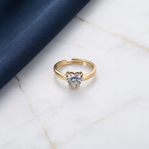 18K Gold Plated Ring Elegant Luxury Ring for Women