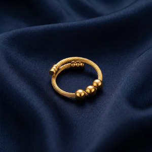 18K Gold Plated Ring Elegant Luxury Ring for Women