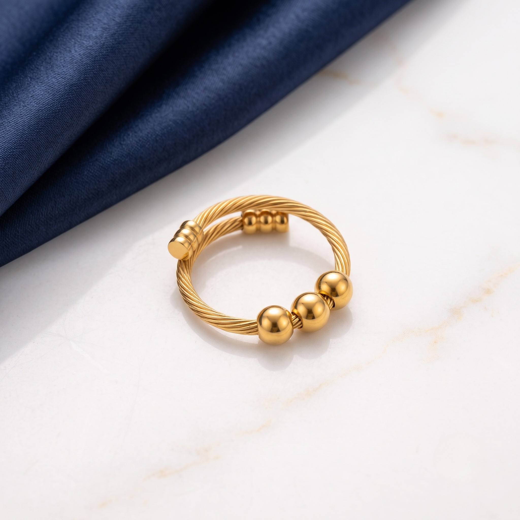 18K Gold Plated Ring Elegant Luxury Ring for Women