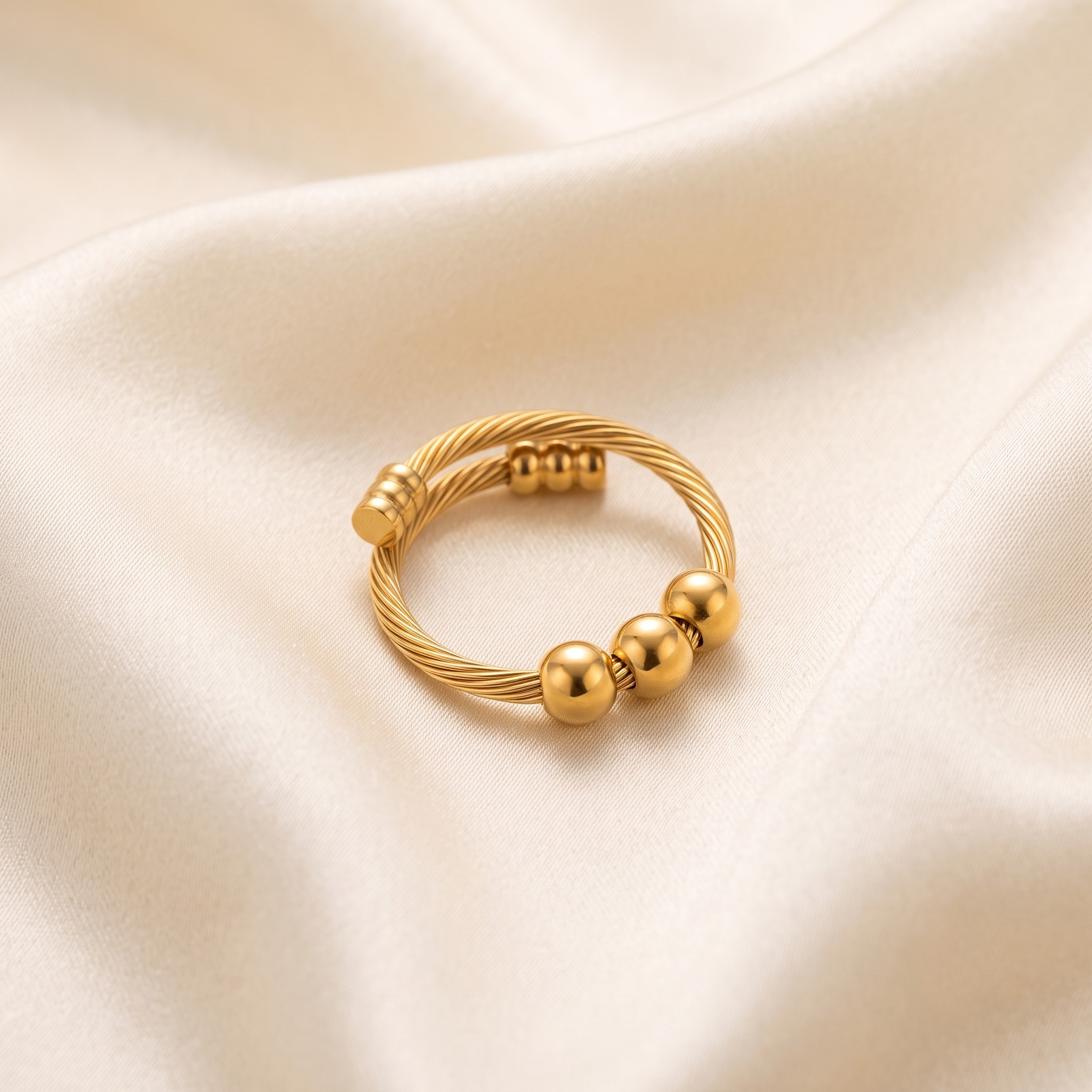 18K Gold Plated Ring Elegant Luxury Ring for Women