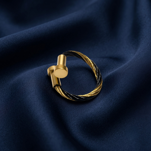 18K Gold Plated Ring Elegant Luxury Ring for Women