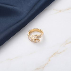 18K Gold Plated Ring & Bracelet Set for Women