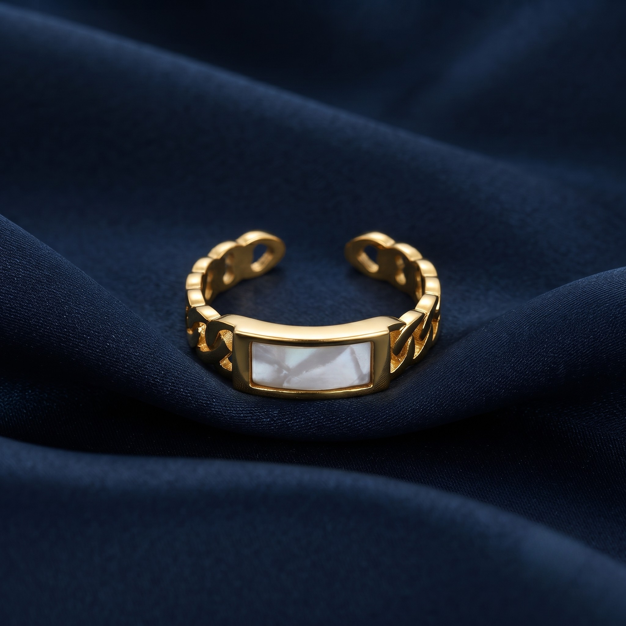 18K Gold Plated Ring Elegant Luxury Ring for Women