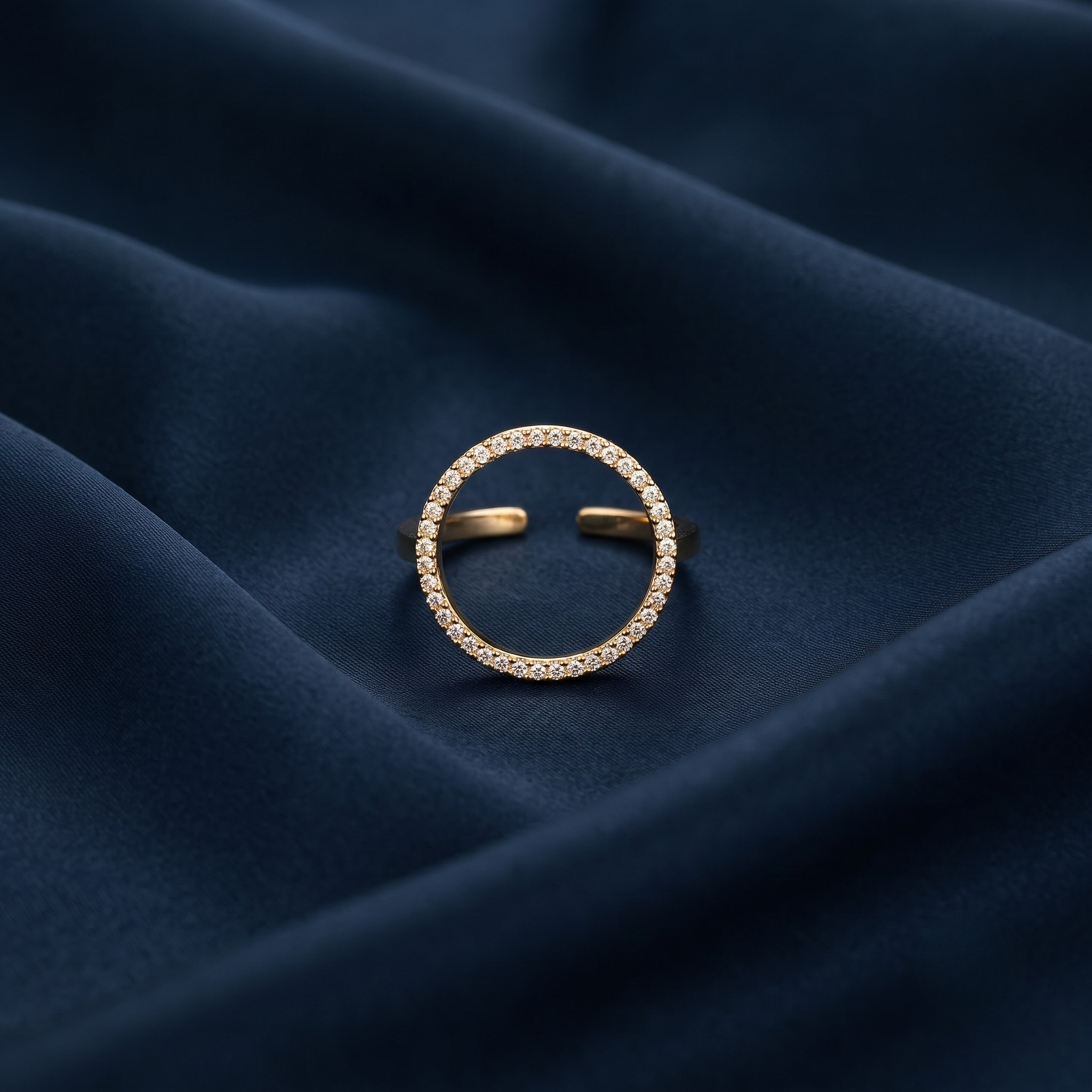 18K Gold Plated Ring Elegant Luxury Ring for Women