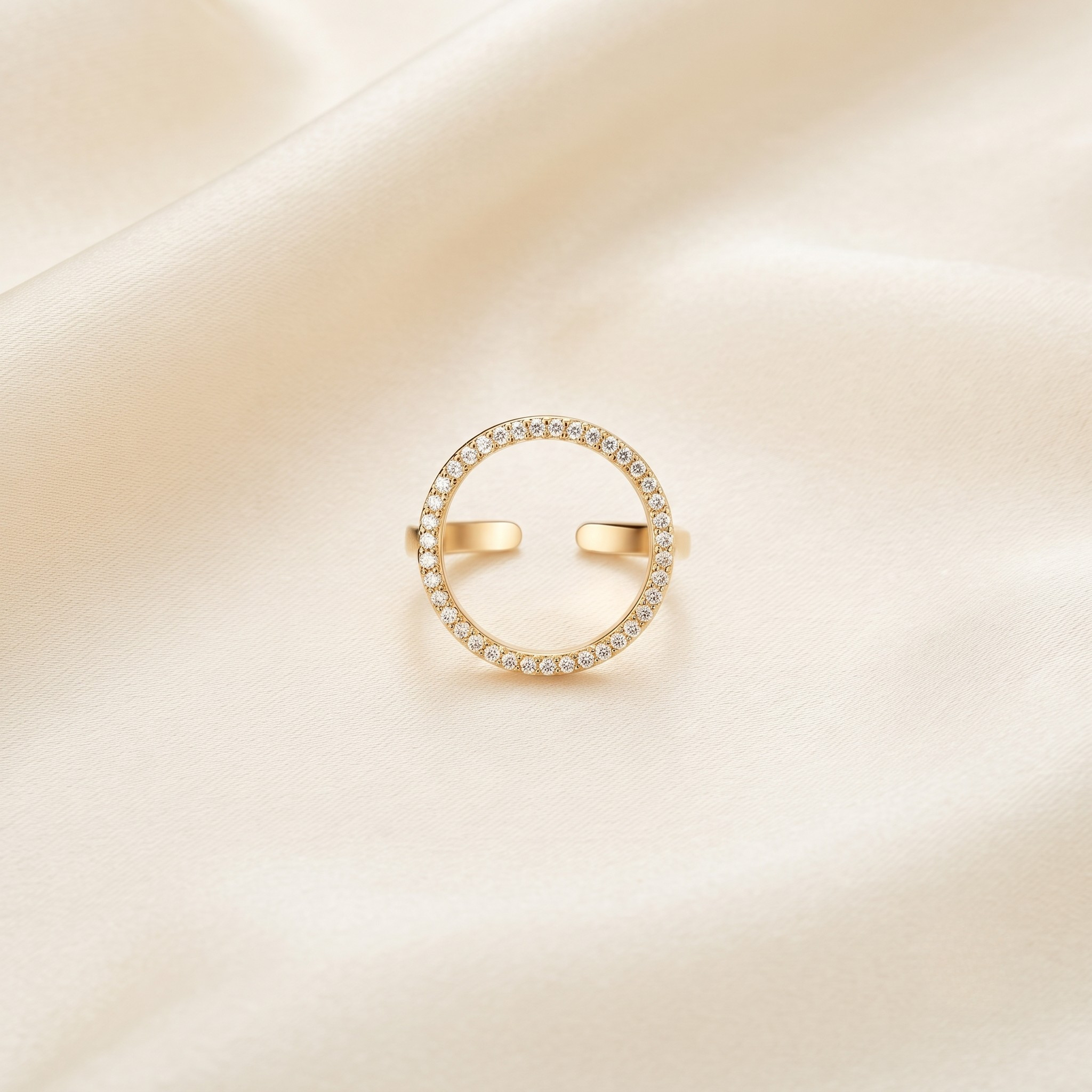 18K Gold Plated Ring Elegant Luxury Ring for Women