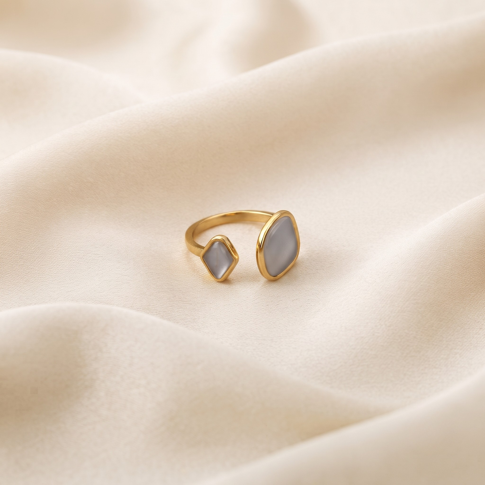 18K Gold Plated Ring Elegant Luxury Ring for Women