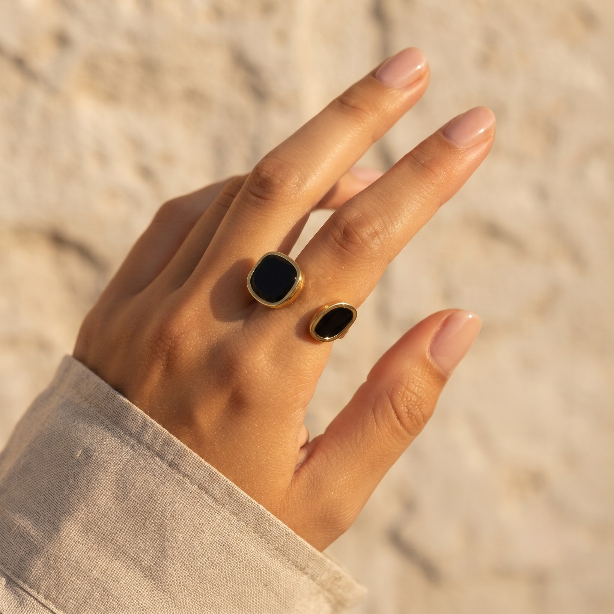18K Gold Plated Ring Elegant Luxury Ring for Women