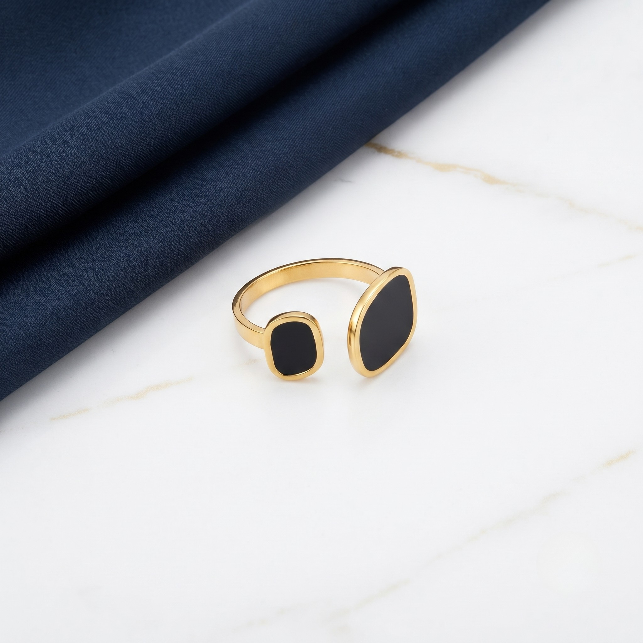 18K Gold Plated Ring Elegant Luxury Ring for Women